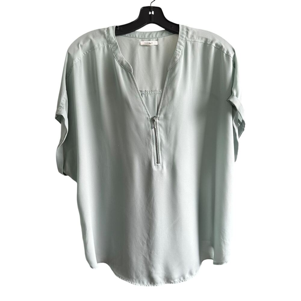 Maurices‎ Blue/Green Unlined Basic Top Women Blouse Plus Size 1X | 70-37